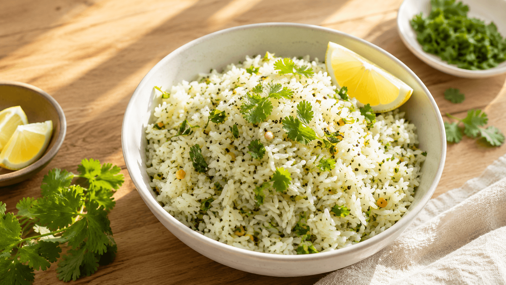 Light & Zesty Lemon Coriander Rice for Daily Wellness